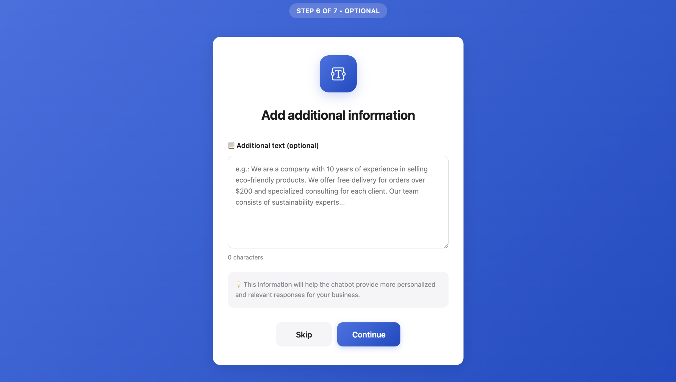 Aanvullende informatie